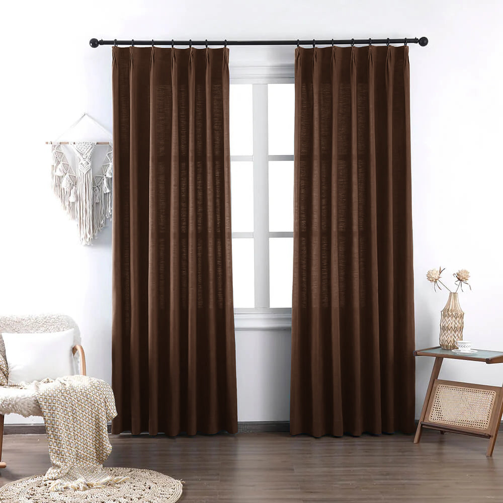 Brooke Cotton-Poly Elegance Curtains & Drapes Soft Top - VeilVeil