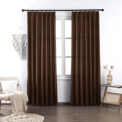 Brooke Cotton-Poly Elegance Curtains & Drapes Soft Top - VeilVeil
