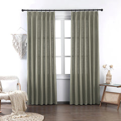 Brooke Cotton-Poly Elegance Curtains & Drapes Soft Top - VeilVeil