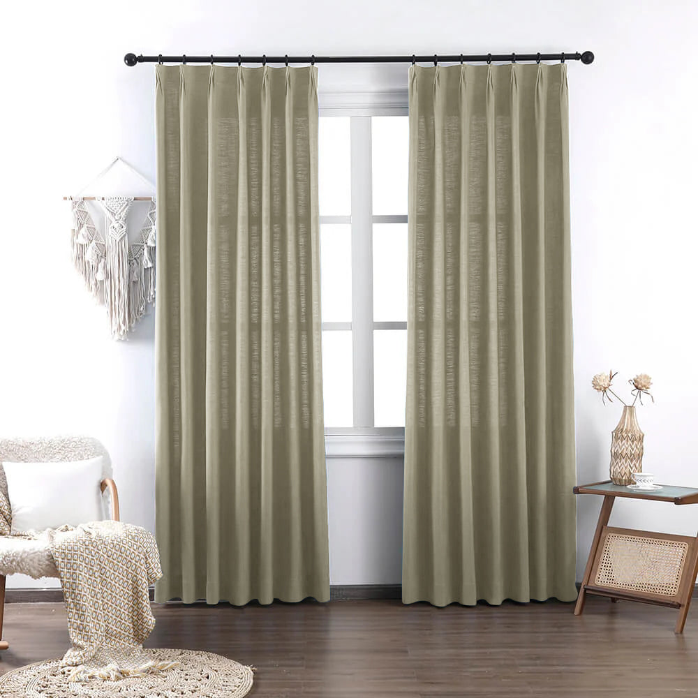 Brooke Cotton-Poly Elegance Curtains & Drapes Soft Top - VeilVeil