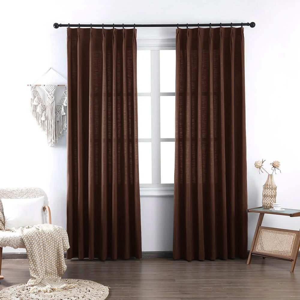 Brooke Cotton-Poly Elegance Curtains & Drapes Soft Top - VeilVeil