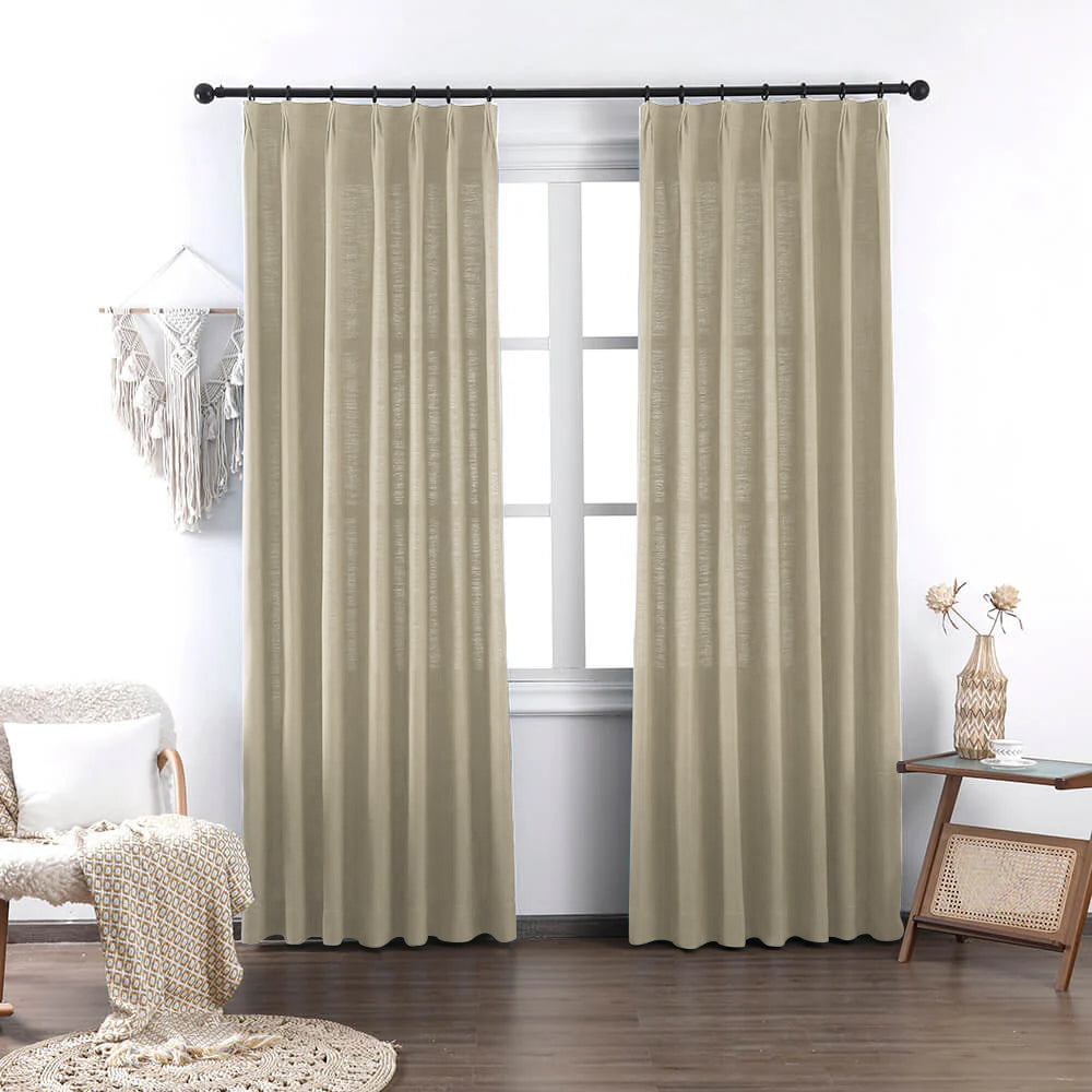 Brooke Cotton-Poly Elegance Curtains & Drapes Soft Top - VeilVeil