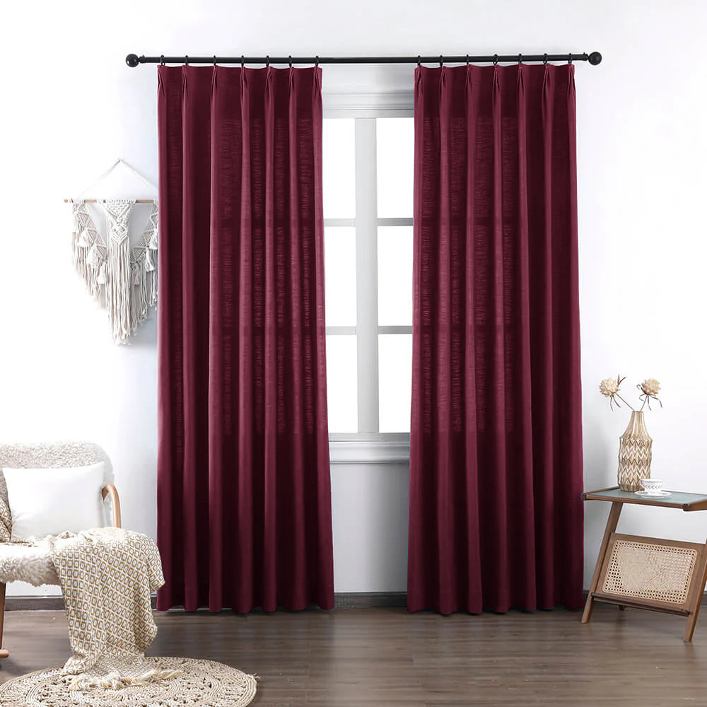 Brooke Cotton-Poly Elegance Curtains & Drapes Soft Top - VeilVeil