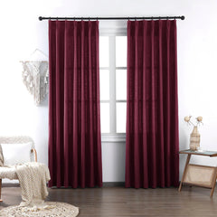 Brooke Cotton-Poly Elegance Curtains & Drapes Soft Top - VeilVeil