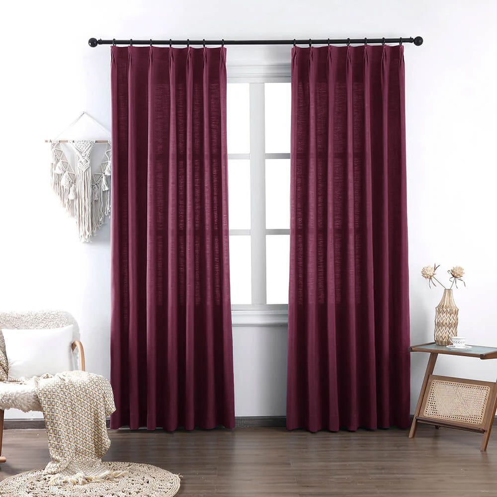 Brooke Cotton-Poly Elegance Curtains & Drapes Soft Top - VeilVeil
