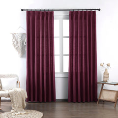 Brooke Cotton-Poly Elegance Curtains & Drapes Soft Top - VeilVeil