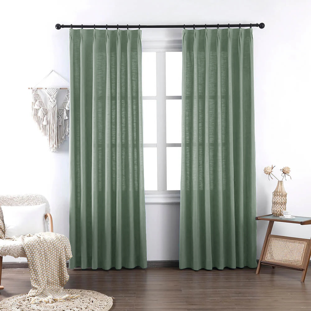 Brooke Cotton-Poly Elegance Curtains & Drapes Soft Top - VeilVeil