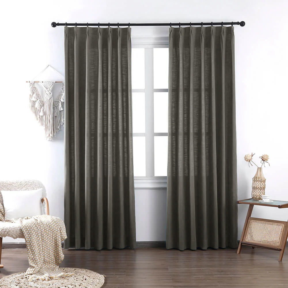 Brooke Cotton-Poly Elegance Curtains & Drapes Soft Top - VeilVeil