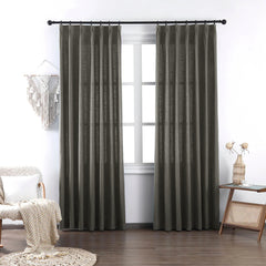 Brooke Cotton-Poly Elegance Curtains & Drapes Soft Top - VeilVeil
