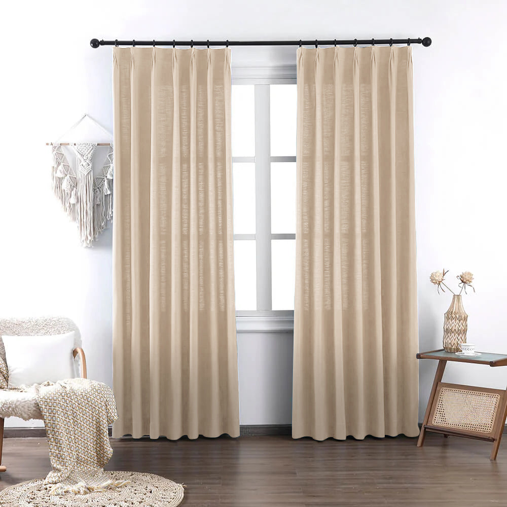 Brooke Cotton-Poly Elegance Curtains & Drapes Soft Top - VeilVeil