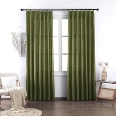 Brooke Cotton-Poly Elegance Curtains & Drapes Soft Top - VeilVeil