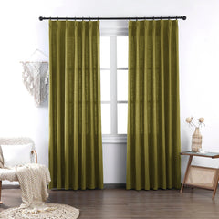 Brooke Cotton-Poly Elegance Curtains & Drapes Soft Top - VeilVeil