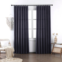 Brooke Cotton-Poly Elegance Curtains & Drapes Soft Top - VeilVeil