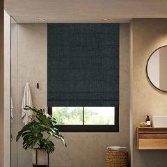 Pure Linen Roman Shades