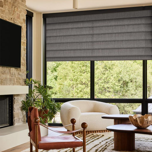 Americana Linen Roman Shades