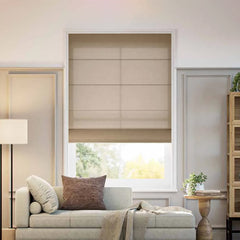 Sheer Linen Roman Shades
