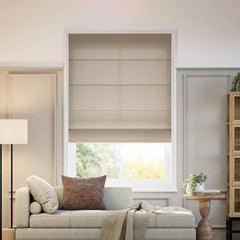 Sheer Linen Roman Shades