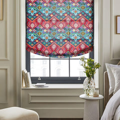 100% Cotton Printed Relaxed Roman Shades