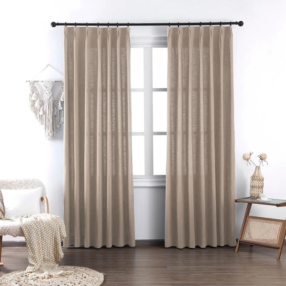 Brooke Cotton-Poly Elegance Curtains & Drapes Soft Top - VeilVeil