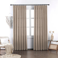 Brooke Cotton-Poly Elegance Curtains & Drapes Soft Top - VeilVeil