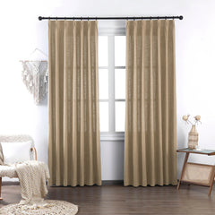 Brooke Cotton-Poly Elegance Curtains & Drapes Soft Top - VeilVeil