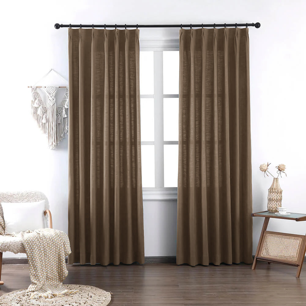 Brooke Cotton-Poly Elegance Curtains & Drapes Soft Top - VeilVeil