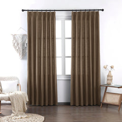 Brooke Cotton-Poly Elegance Curtains & Drapes Soft Top - VeilVeil