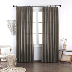 Brooke Cotton-Poly Elegance Curtains & Drapes Soft Top - VeilVeil