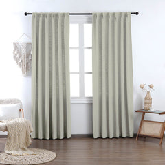 Madison Cotton-Poly Blend Curtains & Drapes Pleated - VeilVeil