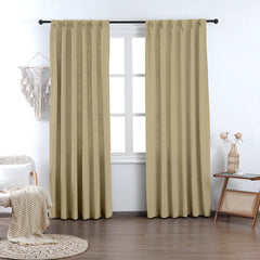 Madison Cotton-Poly Blend Curtains & Drapes Pleated - VeilVeil