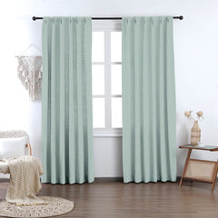 Madison Cotton-Poly Blend Curtains & Drapes Pleated - VeilVeil