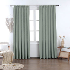 Madison Cotton-Poly Blend Curtains & Drapes Pleated - VeilVeil