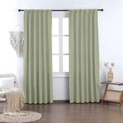 Madison Cotton-Poly Blend Curtains & Drapes Pleated - VeilVeil