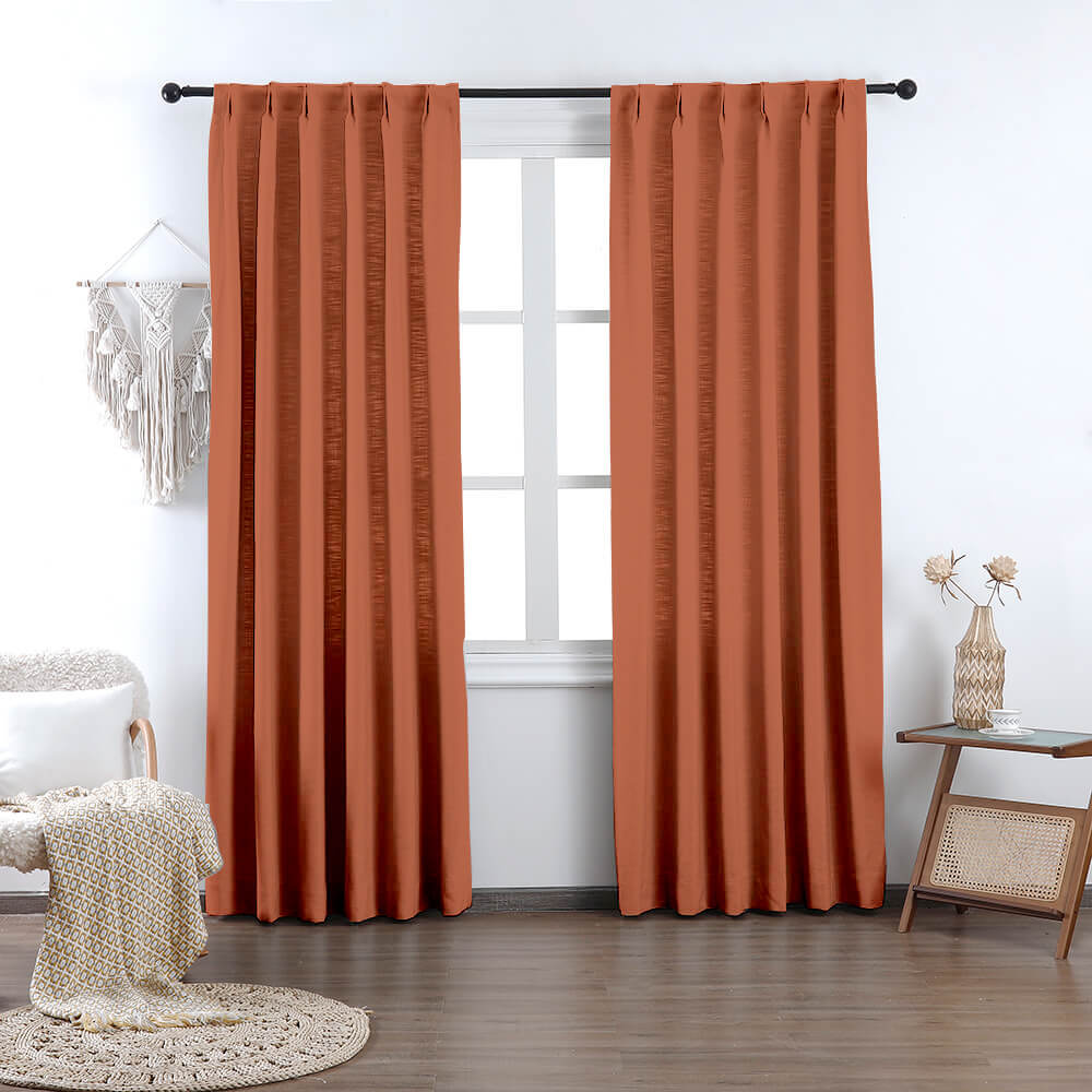 Madison Cotton-Poly Blend Curtains & Drapes Pleated - VeilVeil