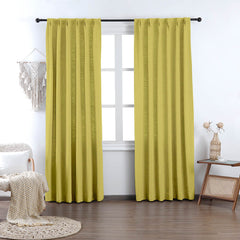 Madison Cotton-Poly Blend Curtains & Drapes Pleated - VeilVeil