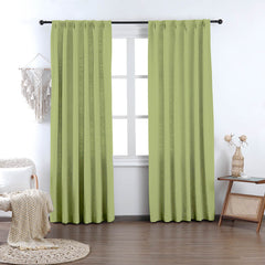 Madison Cotton-Poly Blend Curtains & Drapes Pleated - VeilVeil