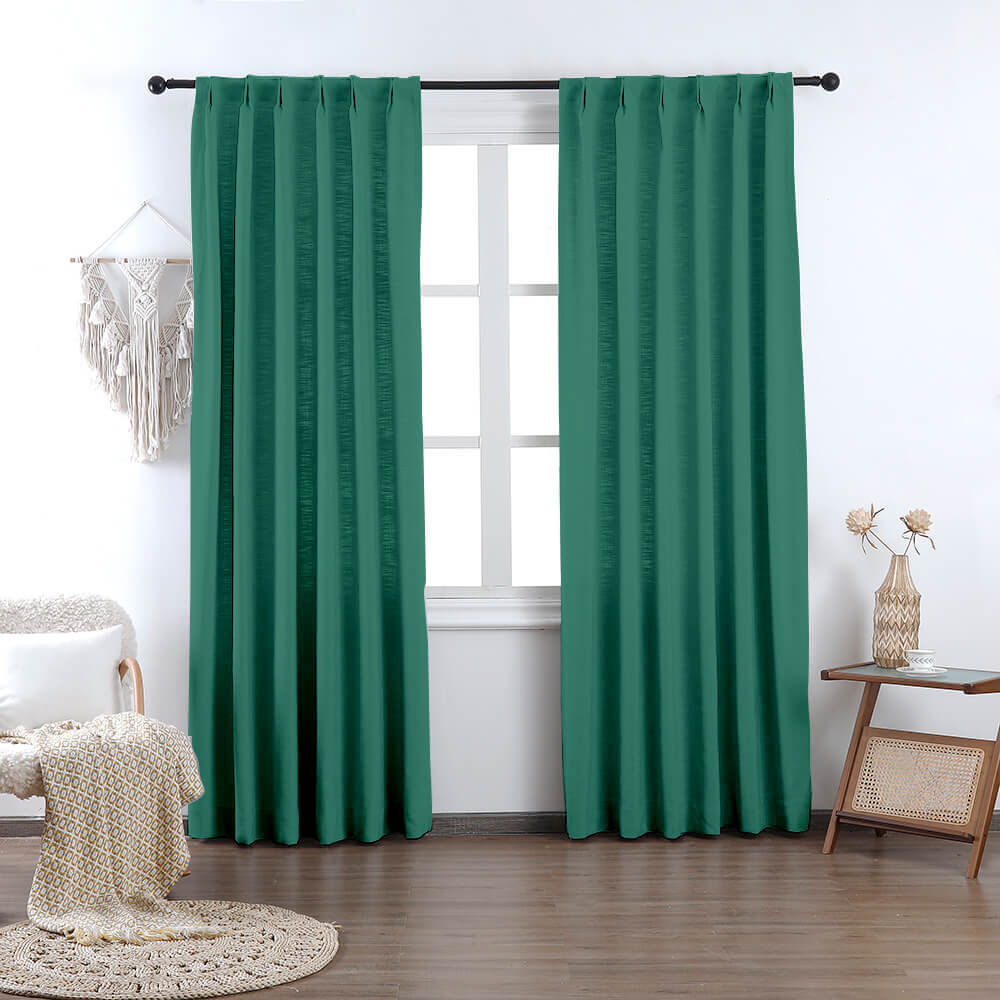 Madison Cotton-Poly Blend Curtains & Drapes Pleated - VeilVeil