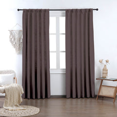 Madison Cotton-Poly Blend Curtains & Drapes Pleated - VeilVeil