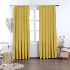 Madison Cotton-Poly Blend Curtains & Drapes Pleated - VeilVeil