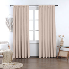 Madison Cotton-Poly Blend Curtains & Drapes Pleated - VeilVeil