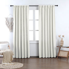 Madison Cotton-Poly Blend Curtains & Drapes Pleated - VeilVeil