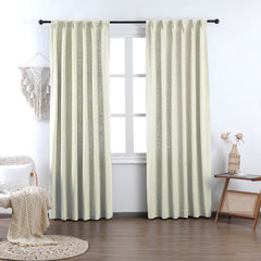 Madison Cotton-Poly Blend Curtains & Drapes Pleated - VeilVeil