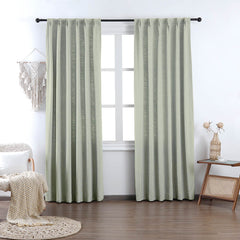 Madison Cotton-Poly Blend Curtains & Drapes Pleated - VeilVeil