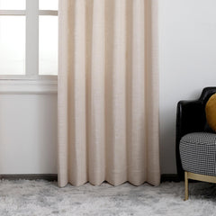 Lena Linen Blend Curtains & Drapes Pleated - VeilVeil