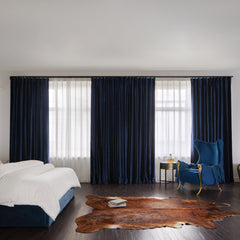 Kelly Velvet Pile Essence Curtains & Drapes Soft Top - VeilVeil