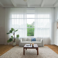 Amelia Light Sheer Curtains & Drapes Soft Top - VeilVeil