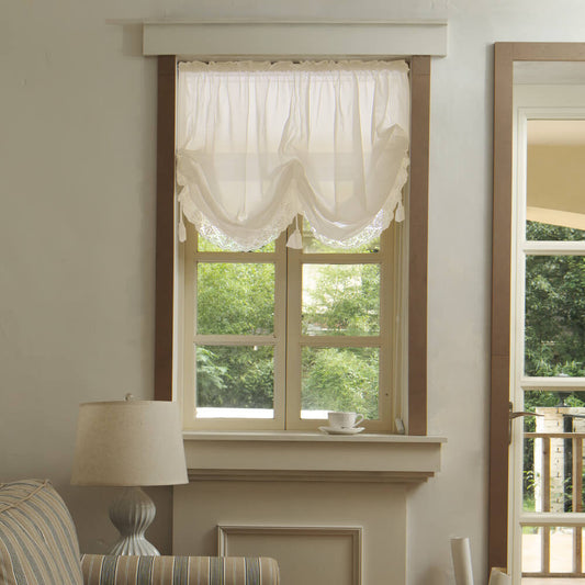 Amelia Light Sheer Balloon Shades - VeilVeil