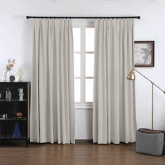 Charlotte Timeless Cotton Comfort Curtains & Drapes Soft Top - VeilVeil