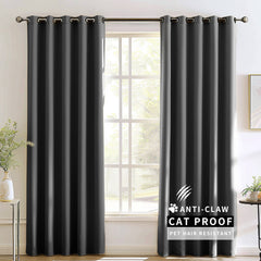 Madison Pet-Friendly Cotton-Poly Blend Curtains & Drapes Pleated