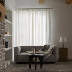 Brooke Cotton-Poly Elegance Curtains & Drapes Soft Top - VeilVeil
